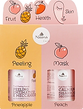 Парфумерія, косметика Набір - Bema Cosmetici Naturys Pineapple  + Peach (f/peel/50ml + f/mask/50ml)