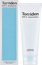 УЦЕНКА Очищающая пена с низкомолекулярной гиалуроновой кислотой - Torriden Dive-In Cleansing Foam * — фото N3