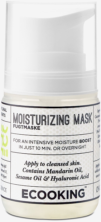 Увлажняющая маска для лица - Ecooking Moisturizing Mask