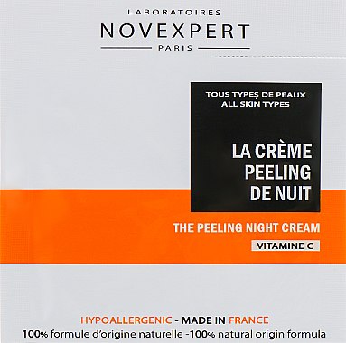 Ночной крем-пилинг для лица - Novexpert Vitamin C The Peeling Night Cream (пробник)