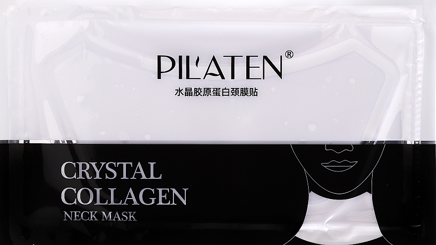 Маска з колагеном для шиї - Pilaten Collagen Crystal Neck Mask — фото N1