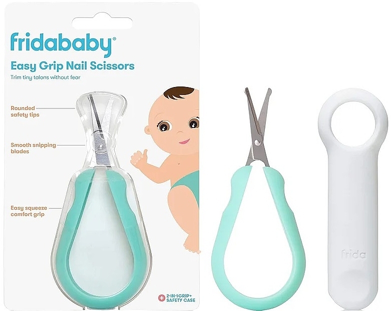 Детские ножницы для ногтей - Frida Baby Easy Grip Nail Scissors — фото N1