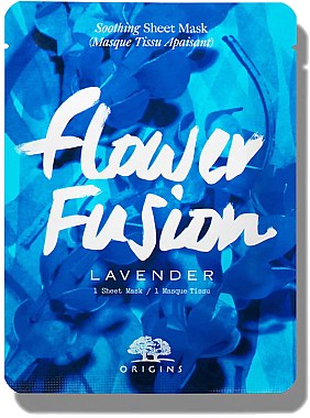 Заспокійлива тканинна маска для обличчя з лавандою - Origins Flower Fusion Lavender Soothing Sheet Mask — фото N1