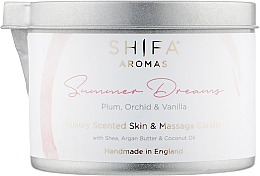Парфумерія, косметика Масажна свічка "Літні мрії" - Shifa Aromas Massage Candle Summer Dreams