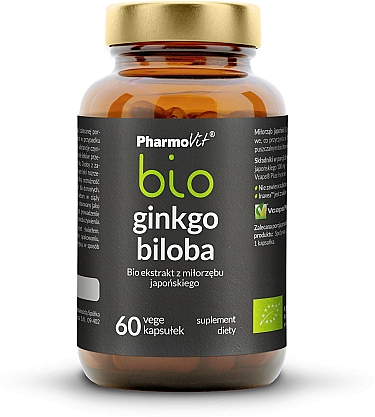 Диетическая добавка "Гинкго билоба" - Pharmovit Bio Ginkgo Biloba — фото N1