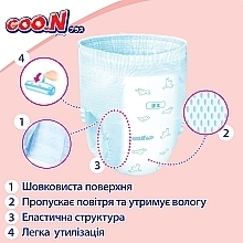 Трусики-підгузки GOO.N Plus для дітей 13-25 кг (розмір ХXL, унісекс, 28 шт.) - Goo.N Plus  — фото N8