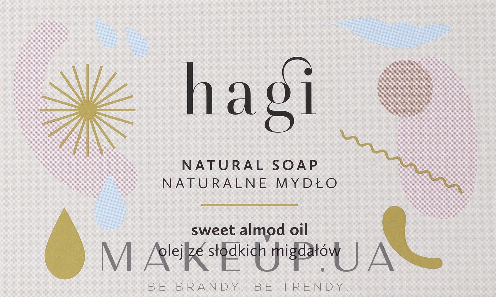 Натуральное мыло с миндальным маслом - Hagi Soap — фото 100g