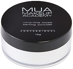 Парфумерія, косметика Прозора розсипчаста пудра для обличчя - MUA Ultra-Fine Loose Setting Powder