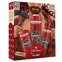 Набір - Old Spice The Legend Bearglove (sh/gel/250ml + deo/50ml + spray/150ml + domino/1pc) — фото N2