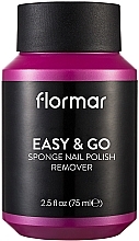 Духи, Парфюмерия, косметика Средство для снятия лака - Flormar Easy&Go Sponge Nail Polish Remover