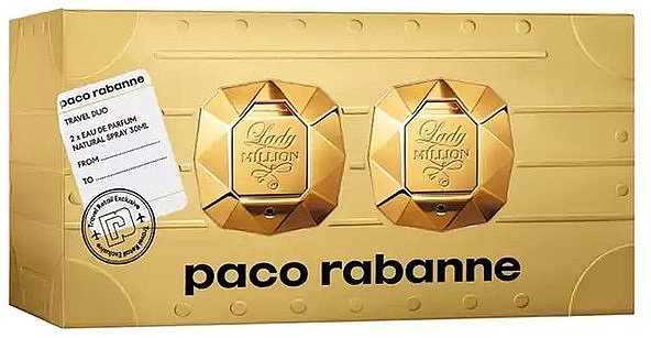 Paco Rabanne Lady Million - Набір (edp/2x30ml) — фото N1