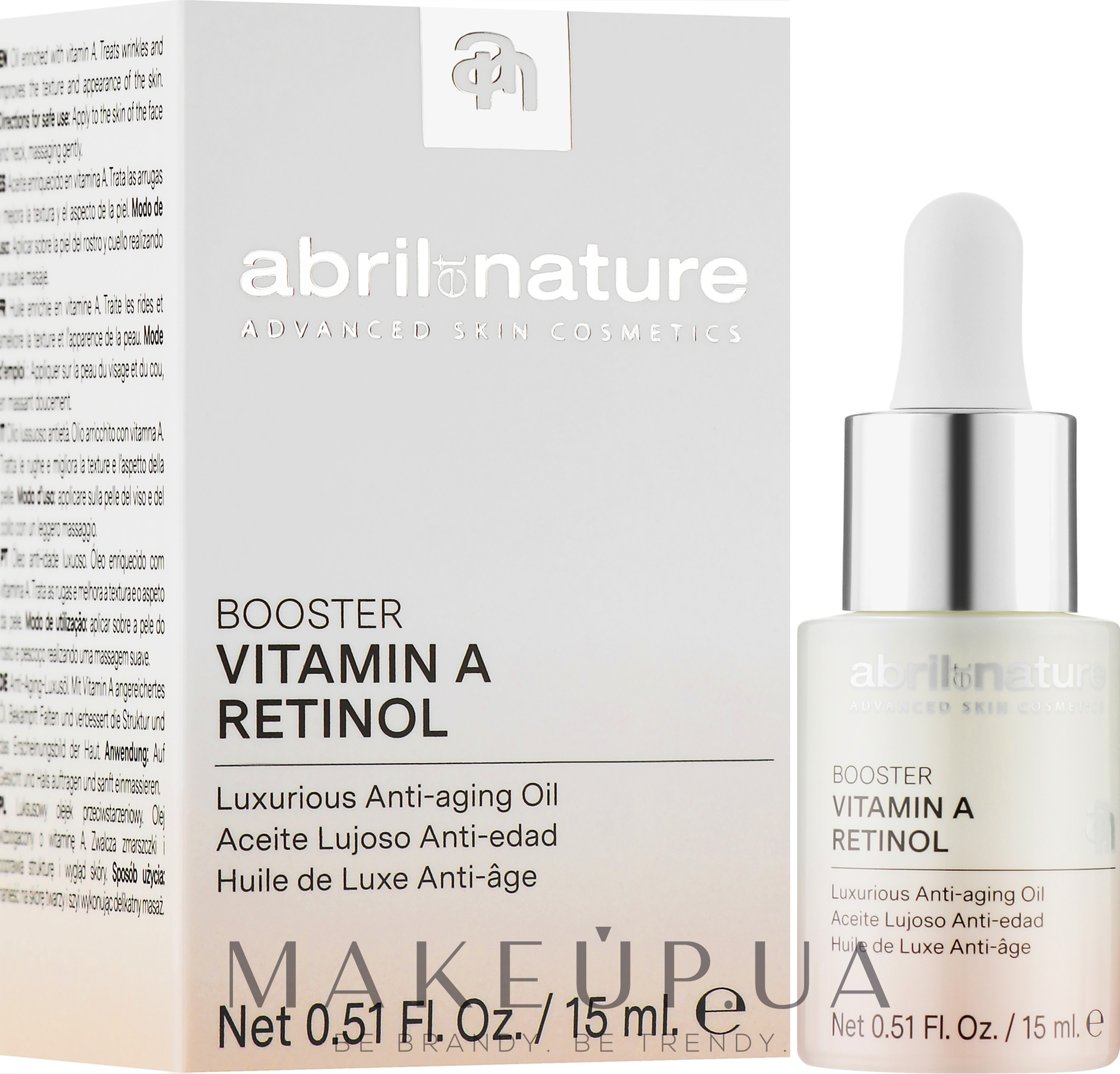 Антивозрастной бустер-эликсир для лица - Abril et Nature Anti-Aging Vitamin A Retinol Booster — фото 15ml