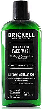 Засіб для вмивання проти прищів - Brickell Men's Products Acne Controlling Face Wash — фото N1