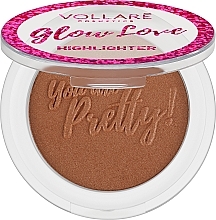 Парфумерія, косметика Хайлайтер для обличчя - Vollare Glow Love Highlighter