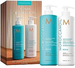 Парфумерія, косметика Набір - Moroccanoil Repair Shampoo & Conditioner Duo Set (shm/500 ml + cond/500 ml)