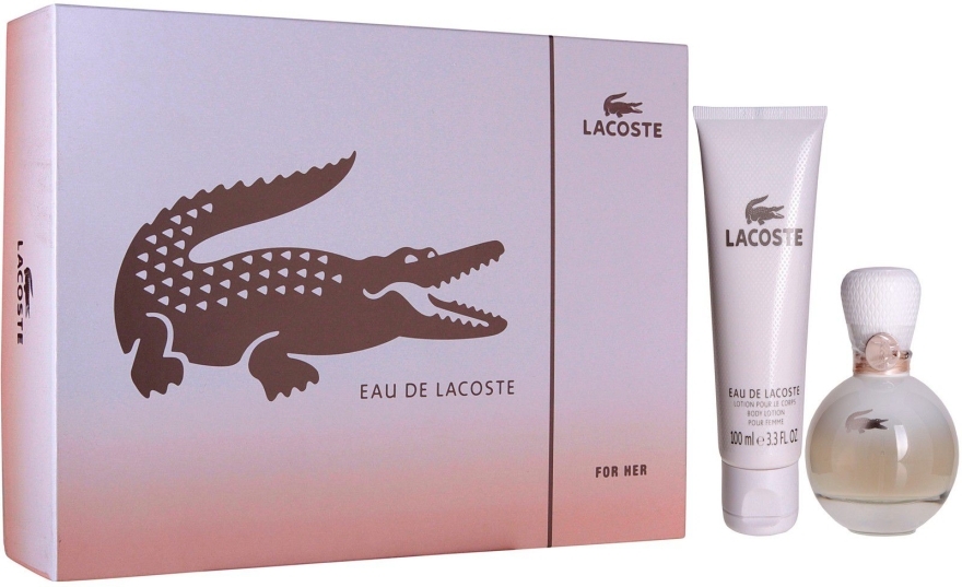 Lacoste Eau De Lacoste Pour Femme - Набор (edp/90ml + b/lot/150ml)