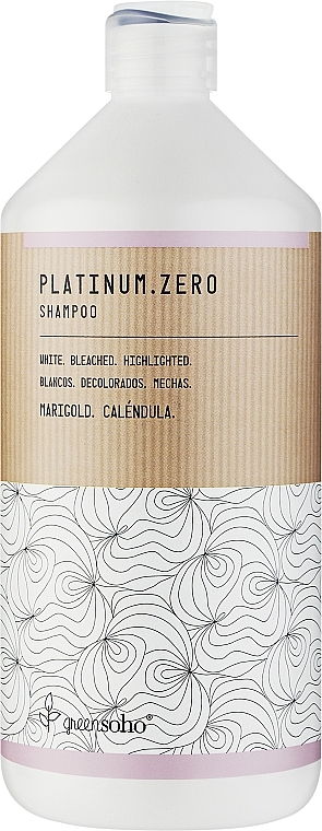Шампунь для защиты светлых волос - GreenSoho Platinum.Zero Shampoo
