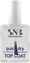 Быстросохнущее верхнее покрытие - SNB Professional Quick Dry Top Coat — фото N1