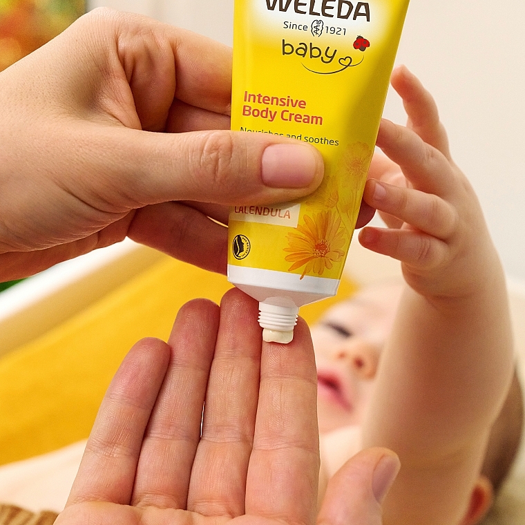 Календула детский крем для тела - Weleda Calendula Nourishing Baby Cream — фото N6