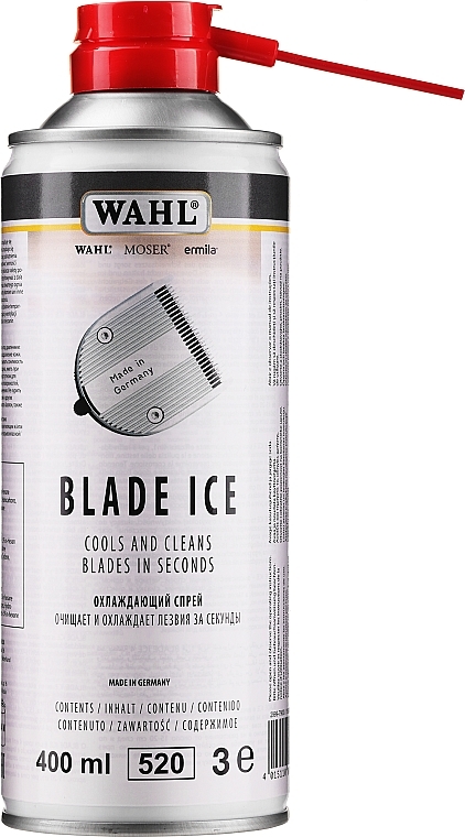 Спрей для охлаждения ножей 4 в 1 - Wahl Moser Blade Ice 4 in 1 — фото N1