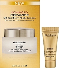 Подтягивающий и укрепляющий ночной крем - Elizabeth Arden Advanced Ceramide Lift and Firm Night Cream (мини) — фото N2