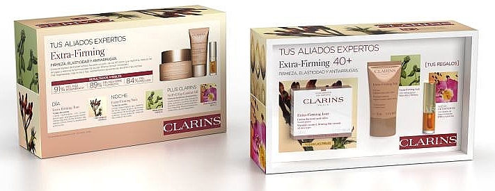 Набір - Clarins Hydra-Essentiel Silky Cream Normal To Dry Skin (f/cr/50ml + f/mask/15ml + lip/oil/7ml) — фото N1
