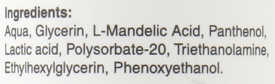Тонік з L-мигдалевою кислотою - Medilux Lotion L-Mandelic Acid — фото N2