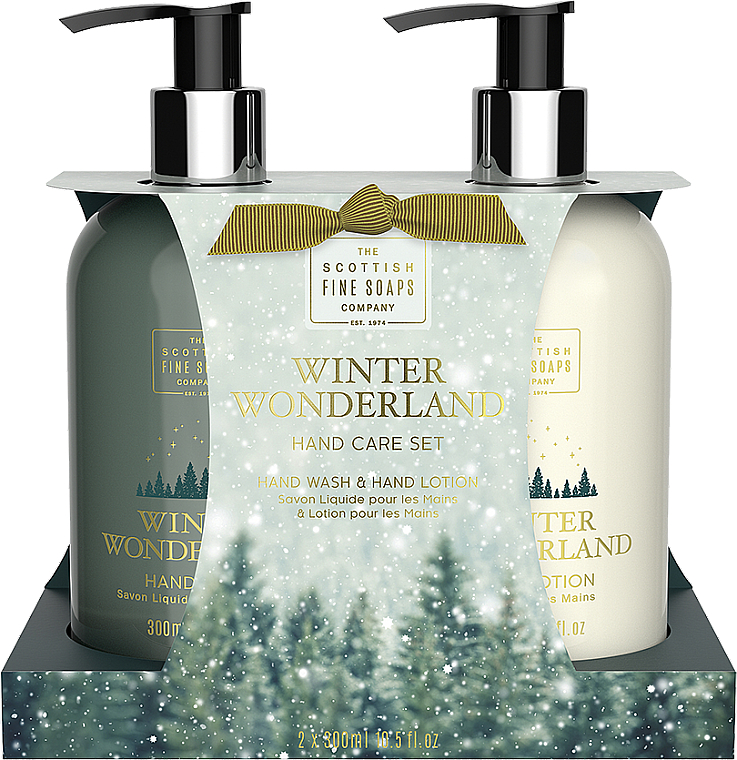 Набір - Scottish Fine Soaps Winter Wonderland Hand Care Set (soap/300ml + h/lot/300ml) — фото N1