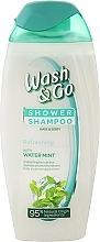 Шампунь-гель для душу 2в1 "Refreshing" - Wash&Go Shower Shampoo — фото N1