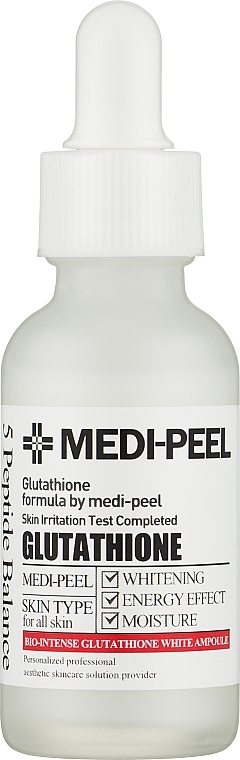 УЦЕНКА Осветляющая ампульная сыворотка с глутатионом - Medi Peel Bio-Intense Gluthione 600 White Ampoule * — фото N1