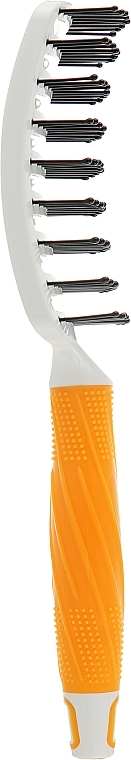 Вентбраш, бело-оранжевый - GKhair Vent Brush 2.5 — фото N2