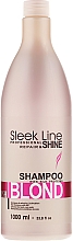 Шампунь для волос - Stapiz Sleek Line Blush Blond Shampoo — фото N3