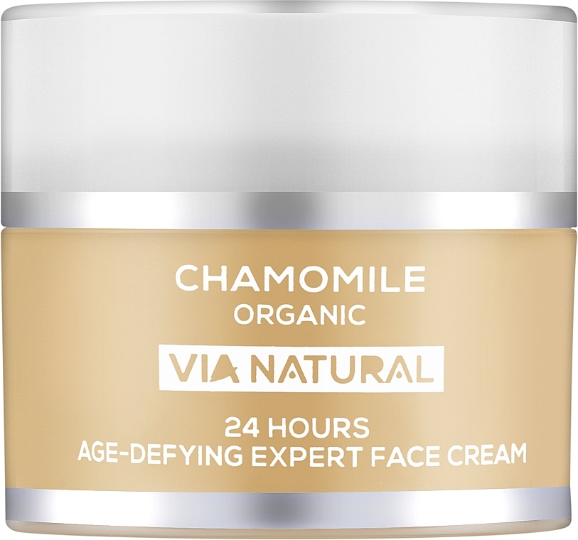 Експертний крем для обличчя проти старіння 24 години "Ромашка Органік" - BioFresh Via Natural Chamomile Organic 24HAge-Defying Expert Face Cream — фото N1