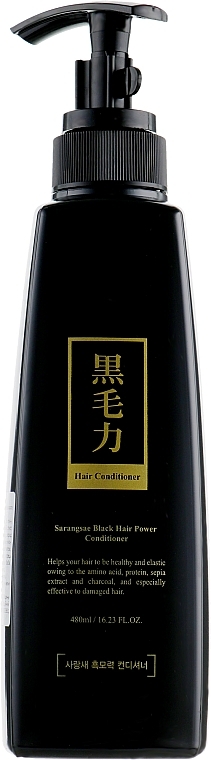 Чорний кондиціонер для волосся - Sarangsae Black Hair Power Conditioner * — фото N1