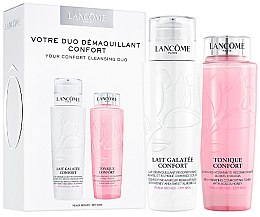 Духи, Парфюмерия, косметика Набор - Lancome Duo Confort Demaquillant (milk/400ml + ton/400ml)