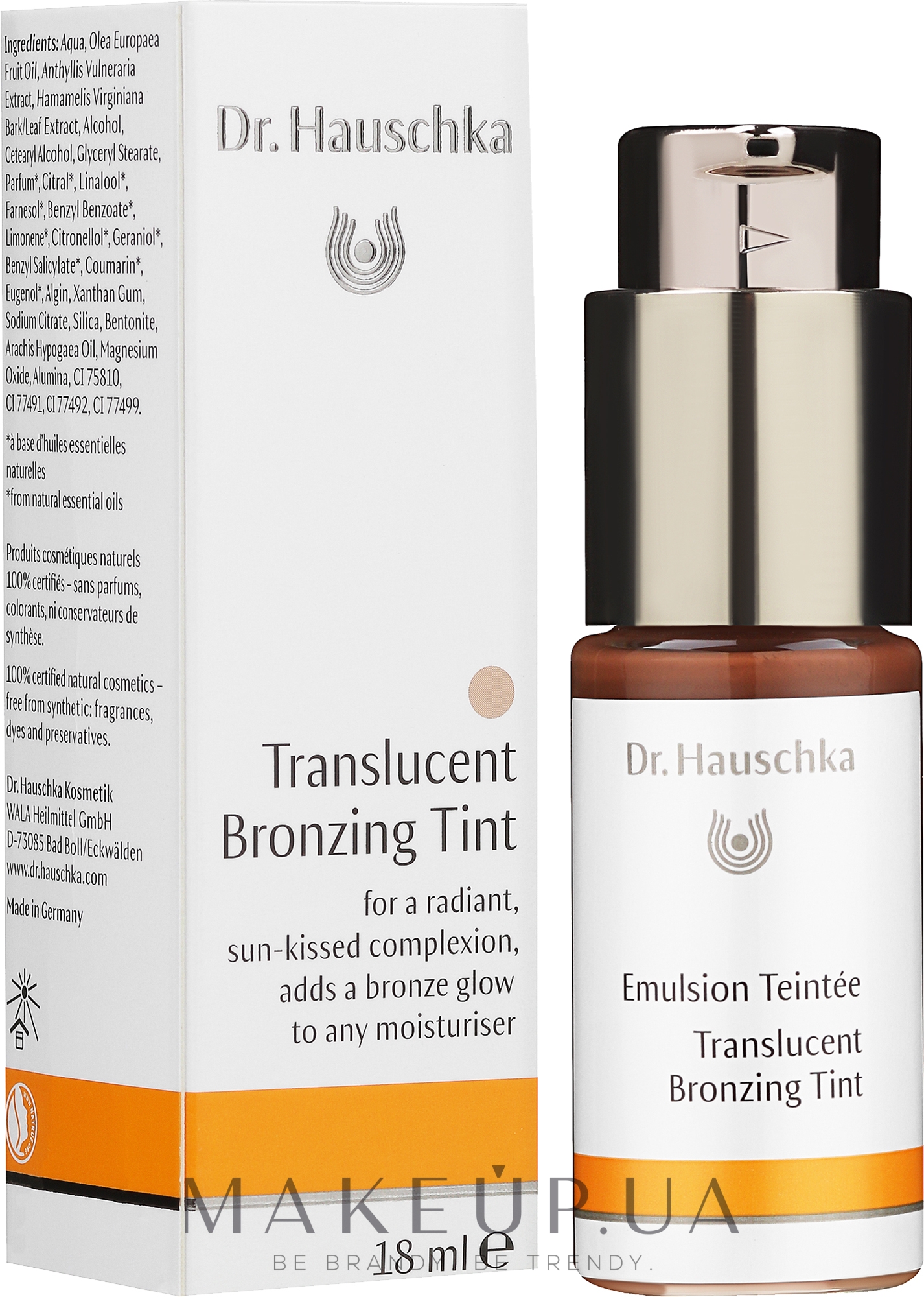 Тональный флюид для лица - Dr. Hauschka Translucent Bronzing Tint — фото 18ml