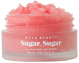 Парфумерія, косметика Скраб для губ "Рожеве шампанське" - NCLA Beauty Sugar, Sugar Pink Champagne Lip Scrub