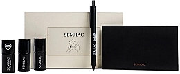Парфумерія, косметика Набір - Semilac Lovely Letter (nail/polish/3x7 ml + pen + envelope)