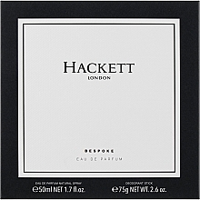 Hackett London Bespoke - Набор (edp/100ml + deo/75g) — фото N1