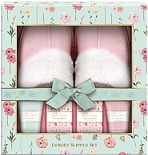 Набор, 5 продуктов - Baylis & Harding Royale Garden Rose, Poppy & Vanilla Luxury Slipper Gift Set — фото N1