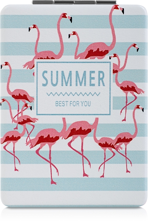 Зеркало косметическое, "Summer Best fou You", полосатое - SPL — фото N2