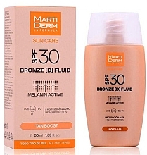 Сонцезахисний флюїд - MartiDerm Sun Care Bronze (D) Fluid SPF 30+ — фото N2