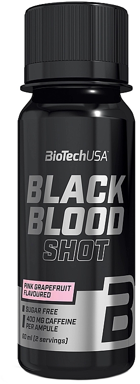 Предтренировочный комплекс "Розовый грейпфрут" - BioTechUSA Black Blood Shot — фото N1