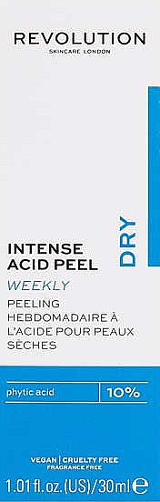 Інтенсивний пілінг для сухої шкіри - Revolution Skincare Intense Acid Peel For Dry Skin — фото N2