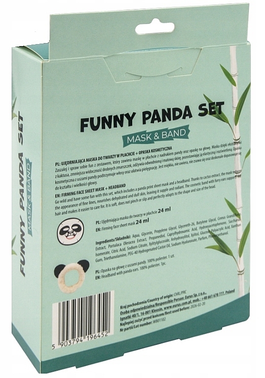 Набір - Mond'Sub Funny Panda Set (f/mask/24ml + cosmetic/bandage/1szt) — фото N3