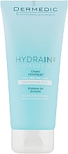 Парфумерія, косметика Крем-гель для вмивання та очищення чутливої, сухої або дуже сухої шкіри обличчя - Dermedic Hydrain 3 Hialuro Creamy Cleansing Gel