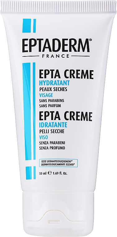 Увлажняющий крем для лица - Eptaderm Epta Creme Moisturuzing Face Cream — фото N2