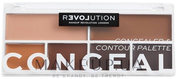 Палетка консилерів для обличчя - Relove By Revolution Conceal Me Palette — фото Dark