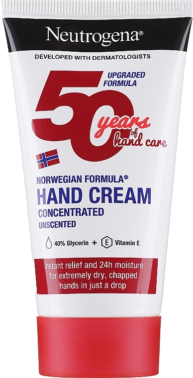 Концентрований крем для рук - Neutrogena Norwegian Formula Concentrated Unscented Hand Cream — фото N1