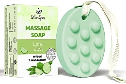 Парфумерія, косметика Масажне мило "Цедра лайма" - Lovi Spa Massage Soap Lime Zest